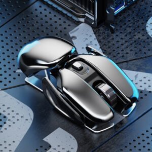 Metal 2.4G Gaming Wireless Mouse Office Home Silent Mouse Rechargeable Waterproof Mouse