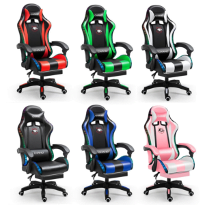 High-Quality WCG Gaming Chair with Bluetooth and Latex Cushion | BOSS Leather LOL Racing Chair