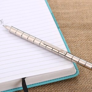 Black Golden Fidget Magnetic Polar Pen Gift Box - Stress Relief Toy with Stylus Ball Pen