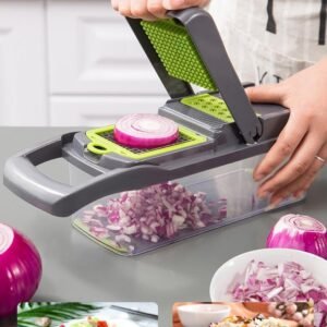 Ultimate Multifunctional Vegetable Cutter for Home Kitchen - Slice, Dice, and Chop Fruits with Ease!