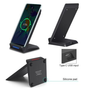 Apple Mobile Phone Vertical Wireless Charger with QI Support - Fast Charging Stand