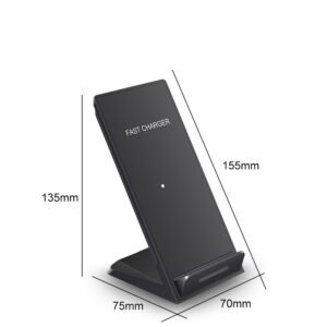 Apple Mobile Phone Vertical Wireless Charger with QI Support - Fast Charging Stand