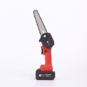 6-Inch Brushless Cordless Handheld Rechargeable Garden Tool Chain Saw with Lithium Battery