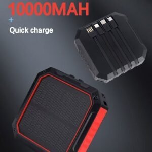 Top-rated Solar Outdoor Mobile Phones with Four Wire Power Bank - Stay Connected Anywhere!