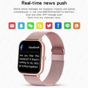 2023 New Smart Watch Women Bluetooth Call Watch Fitness Tracker