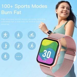 2023 New Smart Watch Women Bluetooth Call Watch Fitness Tracker