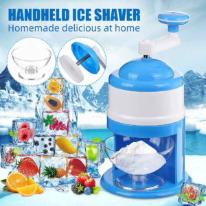 Manual Ice Crushers Portable Hand Crank Ice Shaver Shave Ice Machine Smoothie Maker Household Kitchen Bar Ice Blender Drink Tool