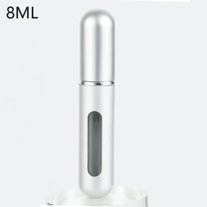 Travel-Sized Perfume Atomizer: 8/5ml Mini Aluminum Spray Bottle for Cosmetics - Refillable & Portable