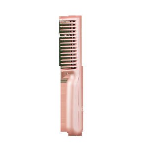 Portable 2-in-1 Wireless Hair Comb: USB Charging Straightener & Curling Brush with Negative Ion Technology