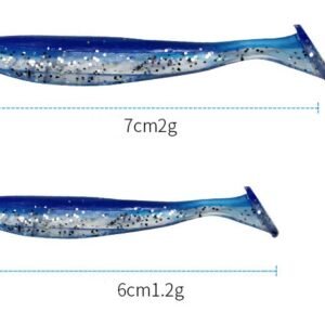 Two-Color T-Tail Mandarin Fish Mouth Bionic Bait - Premium Fishing Lure for Catching Big Fish