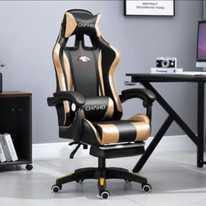 High-Quality WCG Gaming Chair with Bluetooth and Latex Cushion | BOSS Leather LOL Racing Chair