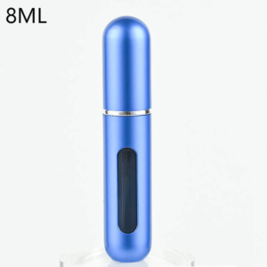 Travel-Sized Perfume Atomizer: 8/5ml Mini Aluminum Spray Bottle for Cosmetics - Refillable & Portable