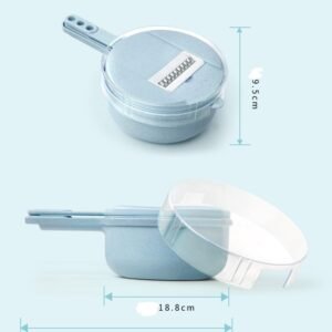 8-in-1 Mandoline Slicer with Strainer - Vegetable Cutter and Kitchen Accessories