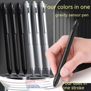 Gravity Induction Pen Press Metal Gel Pen Ballpoint Pen Four-in-one