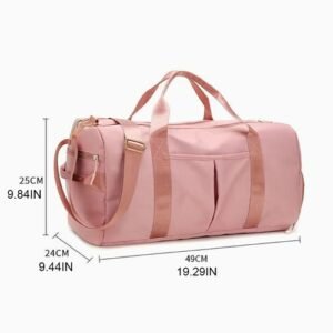 Premium Sports Bag with Shoe Compartment - Lightweight Gym Bag for Shoes