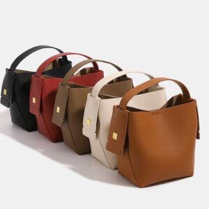 Simple Vintage Commuter Women Handbags Business Small Crossbody Shoulder Bags Fashion Trend Luxury Leather Bags