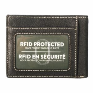 Stylish Men's Slim Wallet with Back ID Window - Sleek and Functional Design