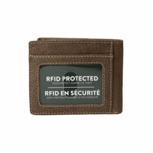 Stylish Men's Slim Wallet with Back ID Window - Sleek and Functional Design