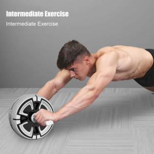 Abdominal Rebound Core Strength Trainer Anti-Slip Gymnastic Wheel