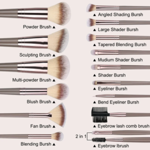 1/20Pcs Makeup Brush Set Professional Super soft detail Blush