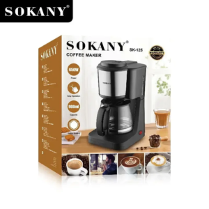 Black Houselin 650W Coffee Maker 900ml with Reusable Filter - Best Price & Quality