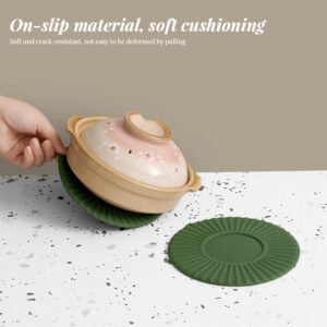 Non-slip Silicone Dining Table Placemat Kitchen Accessories Mat Cup Bar Drink Coffee Mug Pads, Heat Insulation Coasters, Drink Cup Mat For Bar Kitchen And Patio Tabletop