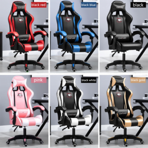 High-Quality WCG Gaming Chair with Bluetooth and Latex Cushion | BOSS Leather LOL Racing Chair