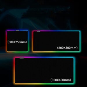 RGB Luminous Mouse Pad Oversized Gaming