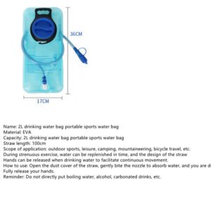 2L Riding Backpack Water Bag for Cross-Country Camping with Quick Release - Stay Hydrated on Your Adventures!