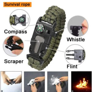 Ultimate 14-in-1 Outdoor Emergency Survival Gear Kit for Camping, Hiking, Fishing, and Hunting - Essential Tools and Equipment for Outdoor Adventures