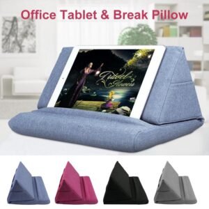 2-in-1 Tablet and Phone Support Pillow - Ultimate Comfort for Hands-Free Viewing