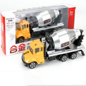 Engineering Vehicle Set: Excavator Mixer Truck Children's Toys - Fun and Educational Playtime for Kids