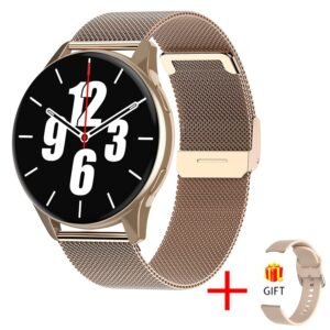 New Round Smart Watch Bluetooth CallingMen Women Fitness Bracelet