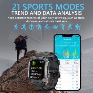 Stay Stylish and Fit with our Fashion Sports Heart Rate Smartwatch - Track Your Health and Performance in Style!