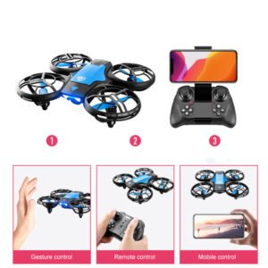 V8 Mini RC Drone with Gesture Sensing WIFI FPV Camera - 2.4G 4CH Altitude Hold Quadcopter Toy