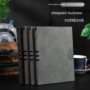 Luxurious Sheepskin Notebook Business A5 Soft Leather Notepad - Premium Quality Journal for Professionals