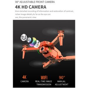 K5 Mini Folding Drone for HD Aerial Photography - Four Axis Quadcopter