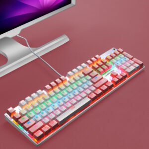 Luminous Punk Keyboard USB Wired Computer Gaming Keyboard