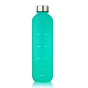 Plastic Water Bottle Frosted Gradient Sports Handle