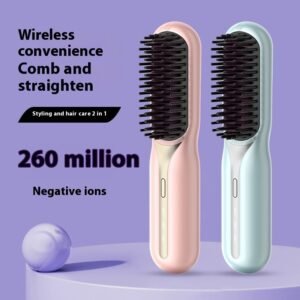 Home Straight Comb Wireless Charging Hair Straighteners